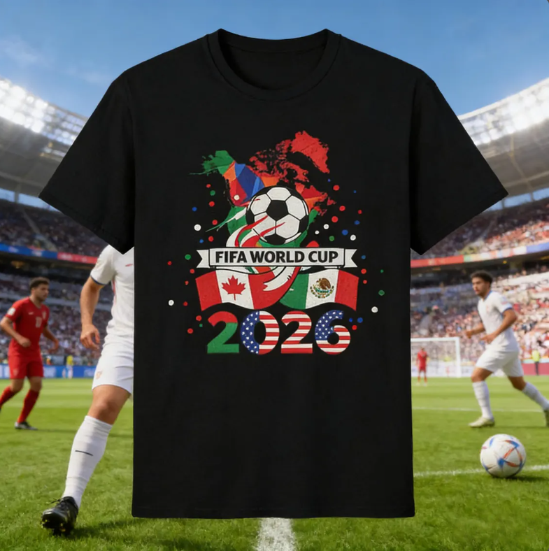 Men’s & Women’s Soccer Shirt for 2026 FIFA World Cup Fans