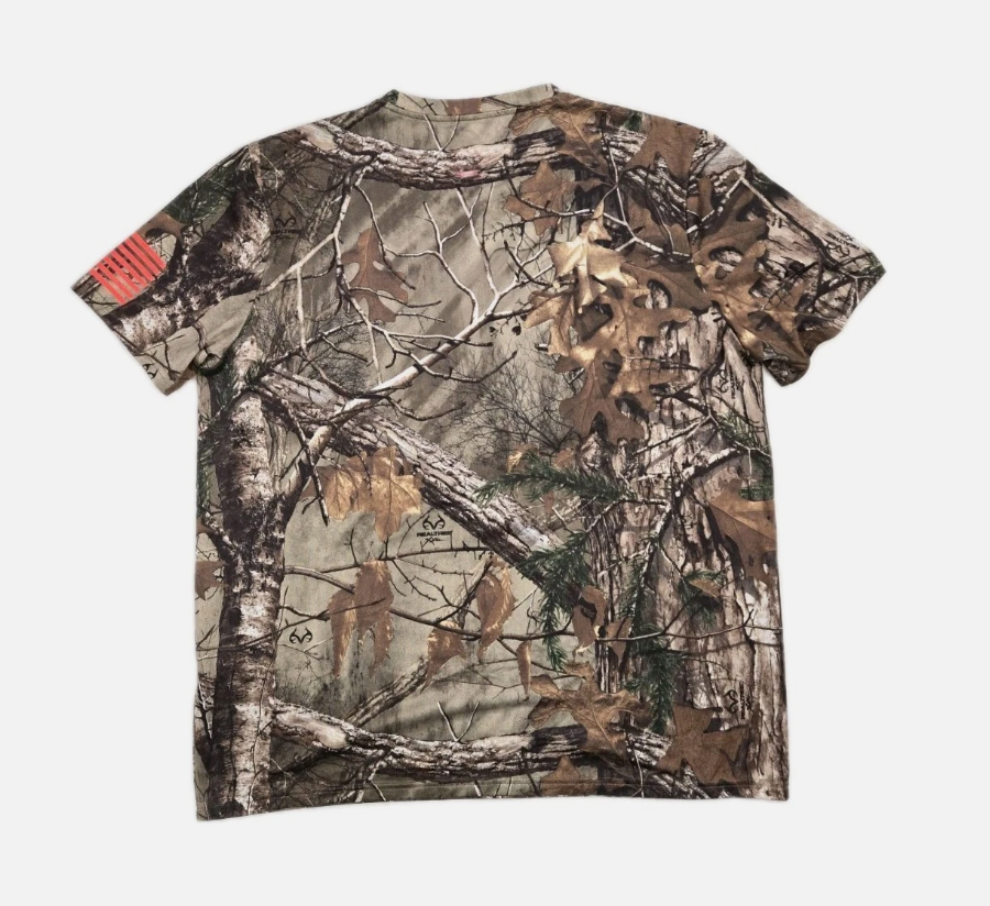 Mens Under Armour T Shirt Wounded Warrior Project Realtree Camouflage Large