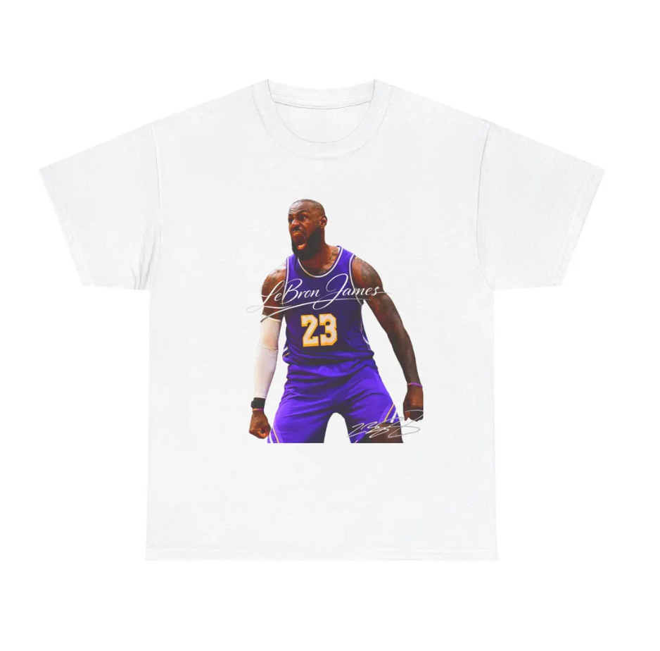 LeBron James Los Angeles T Shirt Basketball Graphic Tee