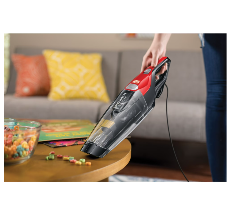 Dirt Devil Power Stick Lite 4-in-1 Corded Stick Vacuum Cleaner, for Rugs, Hard Floor, Upholstery, Lightweight, Attached Hand Vacuum, Small Spaces, SD22030