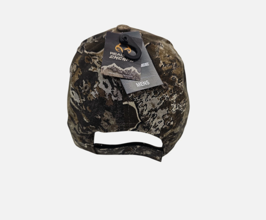 Realtree Excape Cap Strapback Hat Camo OSFM Adjustable Strap Hunting Logo NWT