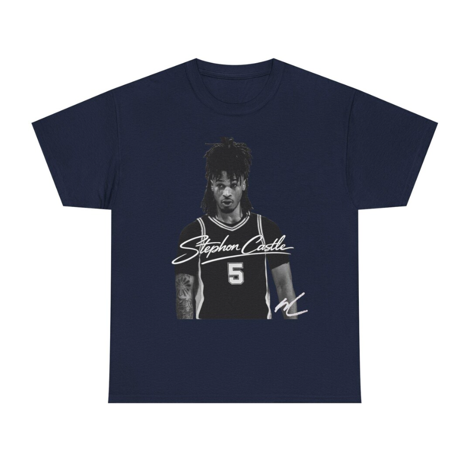 Stephon Castle San Antonio T Shirt Autograph Edition