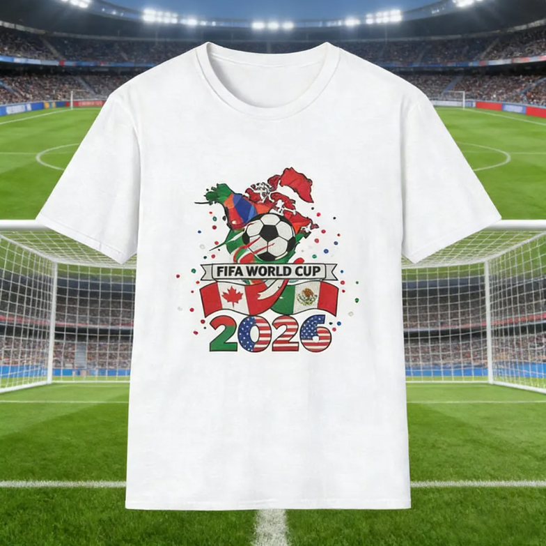 Men’s & Women’s Soccer Shirt for 2026 FIFA World Cup Fans