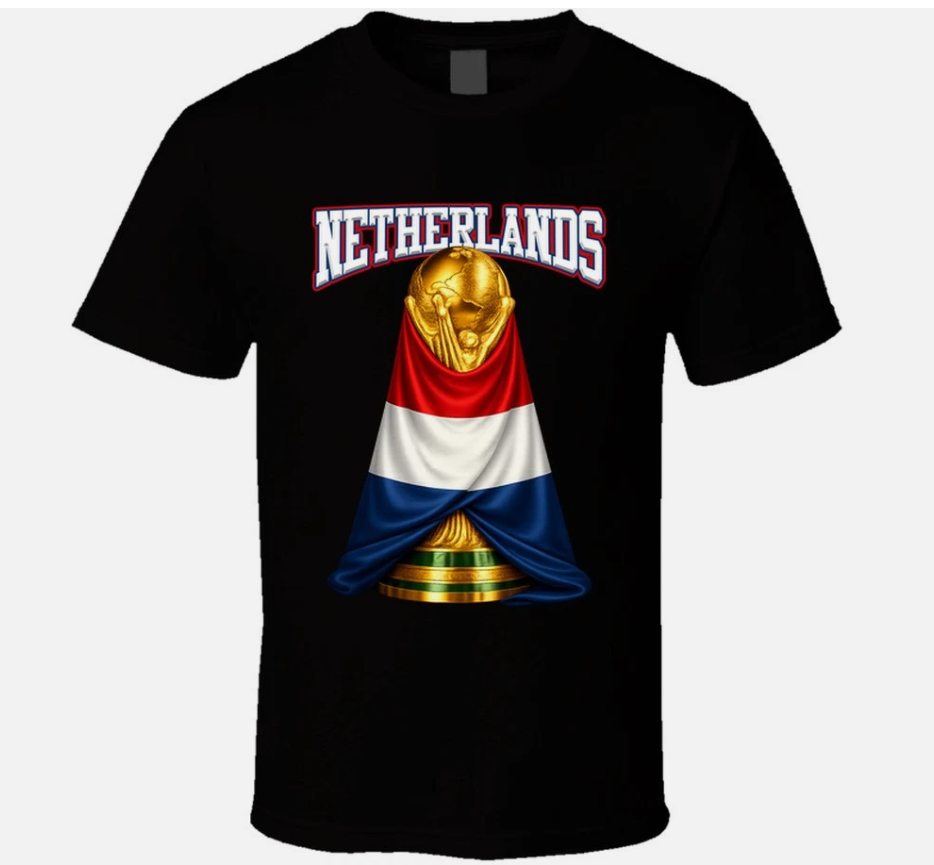 Netherlands World Cup Soccer Fan T Shirt