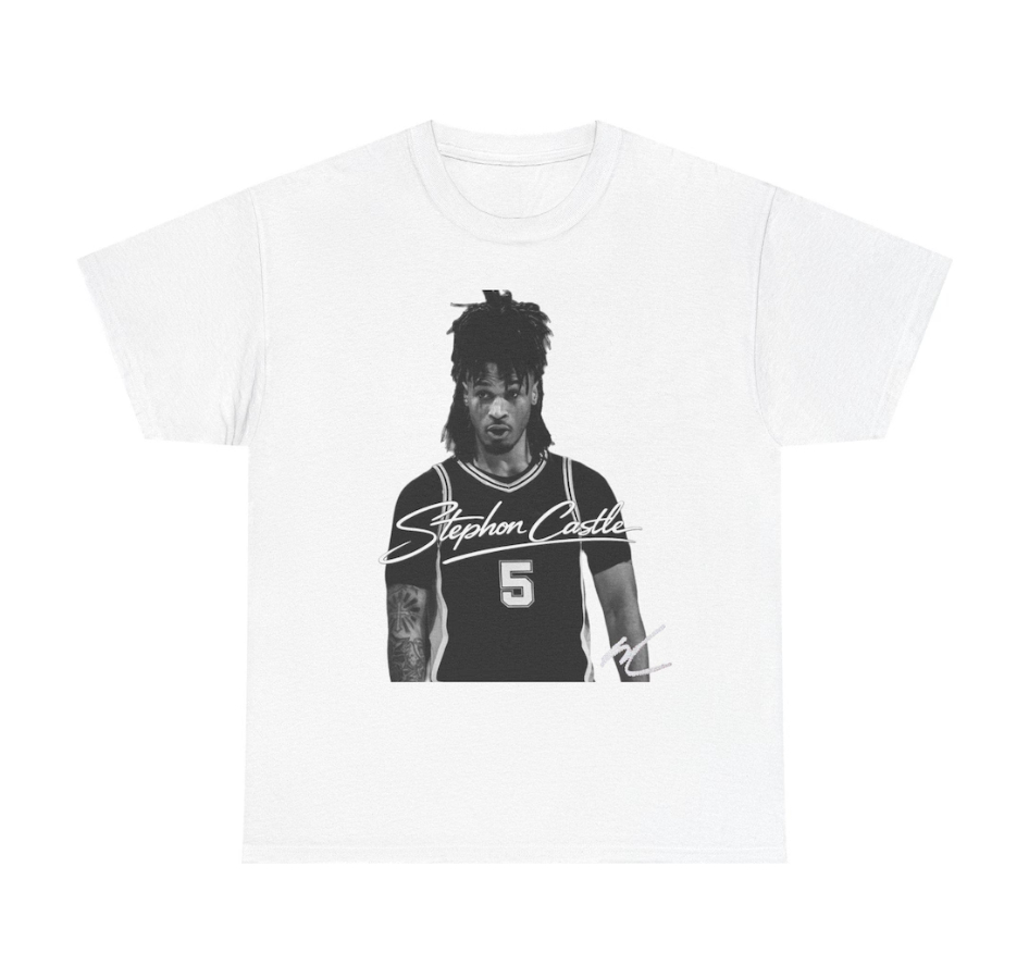 Stephon Castle San Antonio T Shirt Autograph Edition