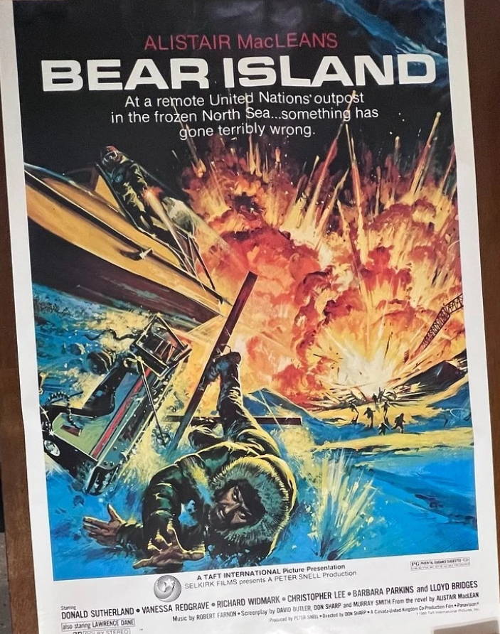 Rolled Bear Island 1979 Movie Poster Donald Sutherland