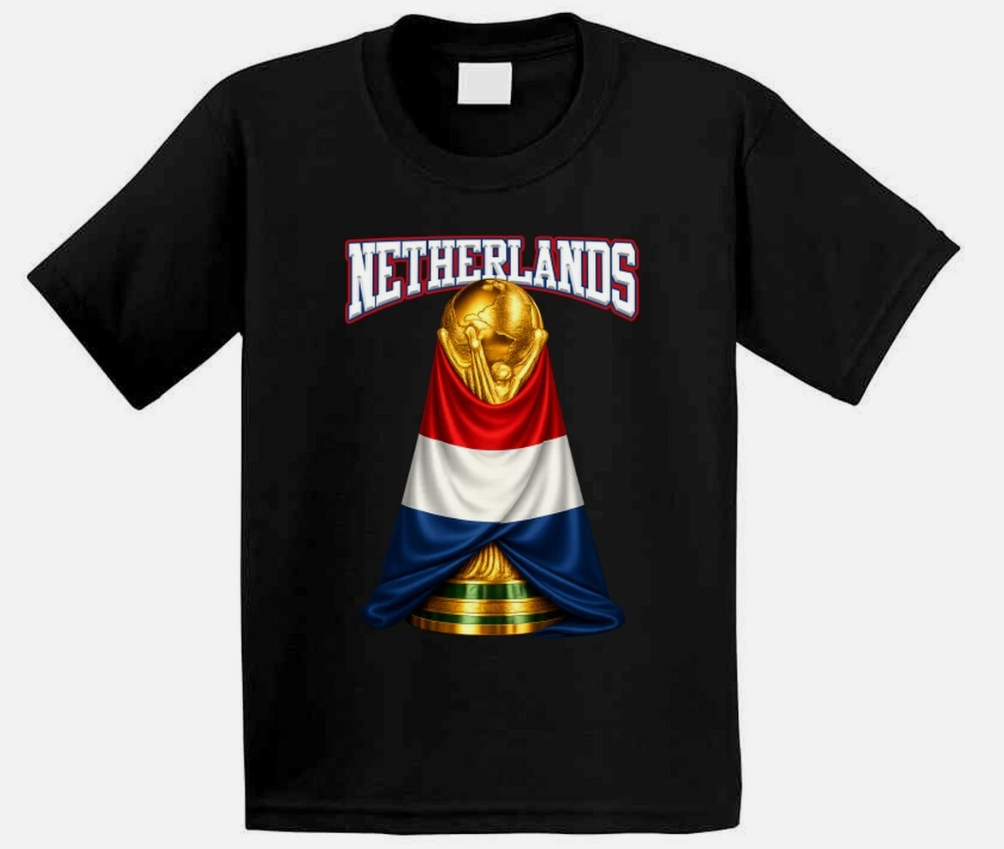 Netherlands World Cup Soccer Fan T Shirt