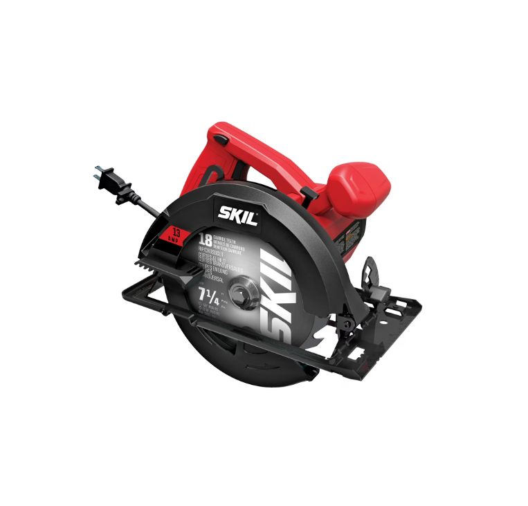 SKIL 7- 1/4 inch Corded Circular Saw 13 Amp with Spindle Lock and Integrated Dust Blower 5080-01