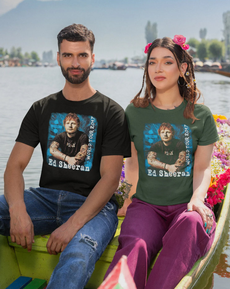 Ed Sheeran Tour T Shirt Heavy Cotton Tee