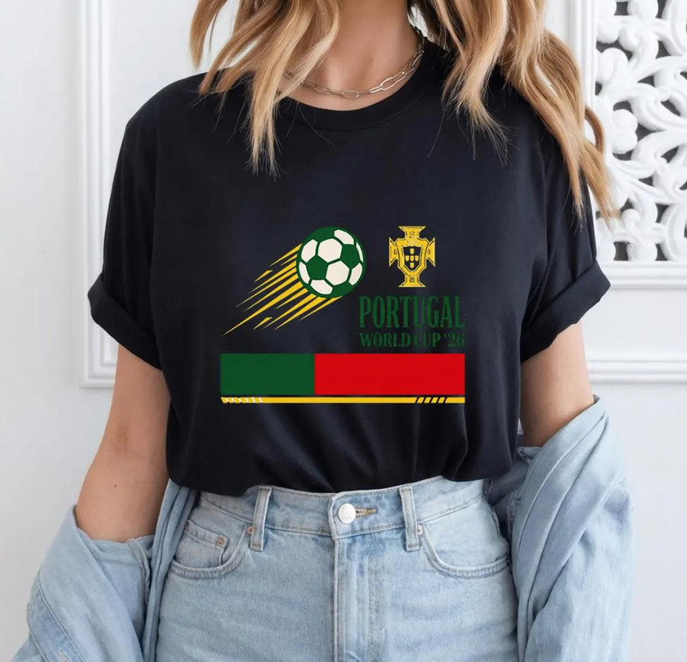 Portugal World Cup 2026 T-Shirt, Portugal Soccer Fan Shirt, Selecao das Quinas Football Tee, Portugal National Team Gift