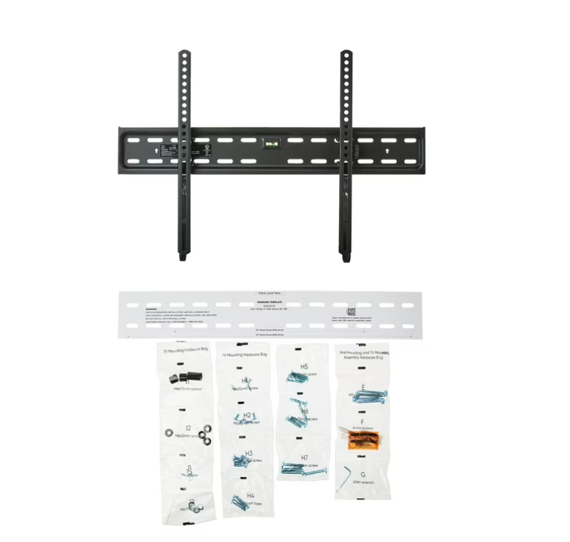 onn Tilting TV Wall Mount for 50" to 86" TV's, UL Listed, up to ±12° Tilting