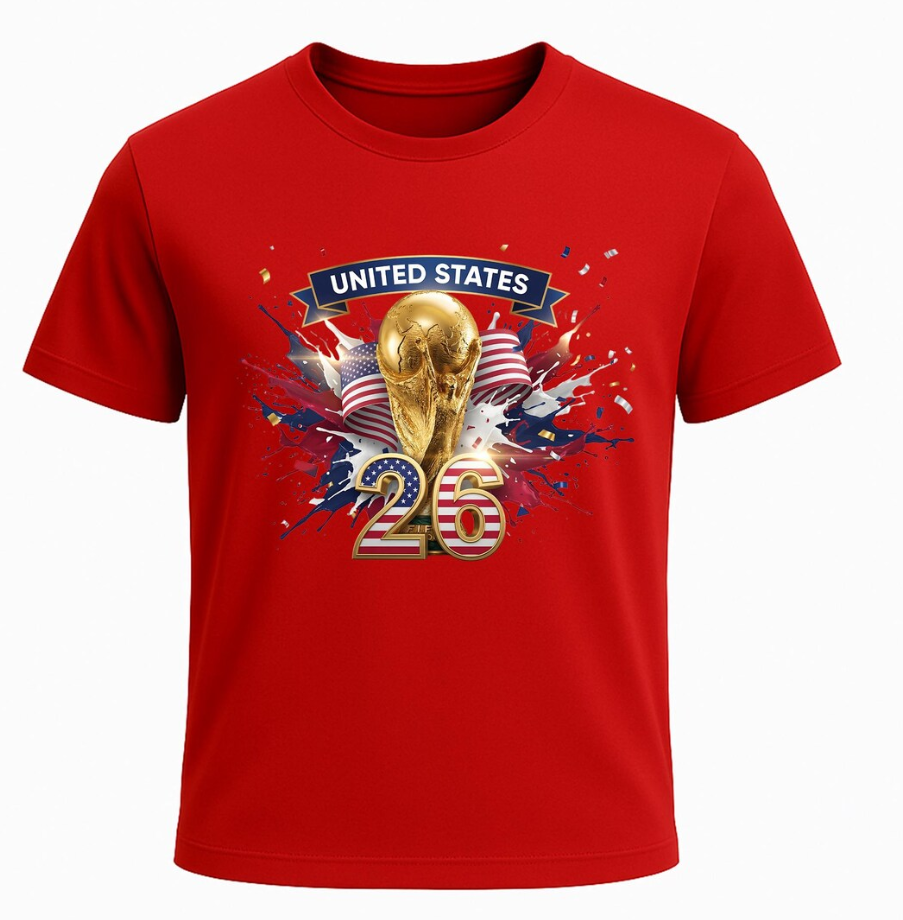 2026 World Cup Soccer Shirts - USA World Cup Shirt - Hoodie - World Cup Shirts - Youth and Adult Shirts USA Canada Mexico 2026 World Cup
