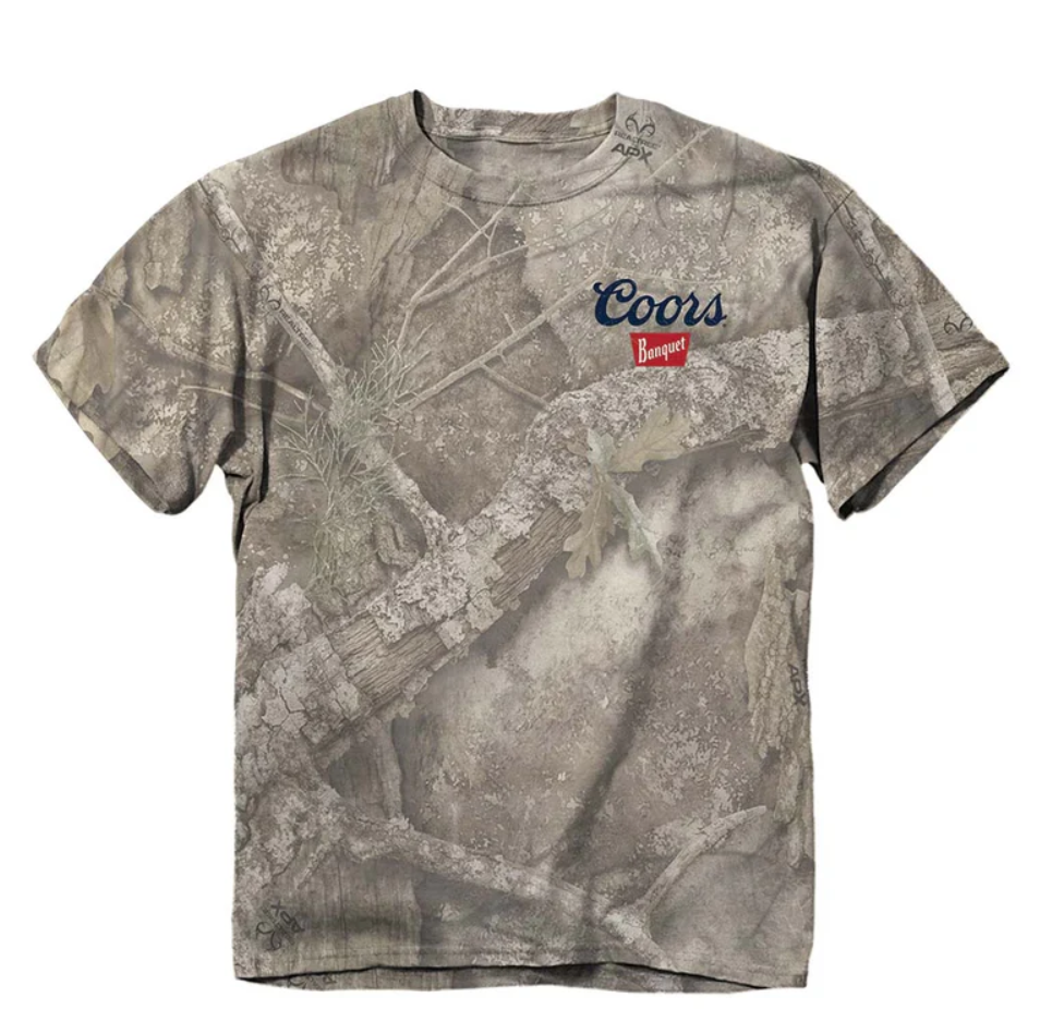 Coors - Camo Bull Rider T-Shirt