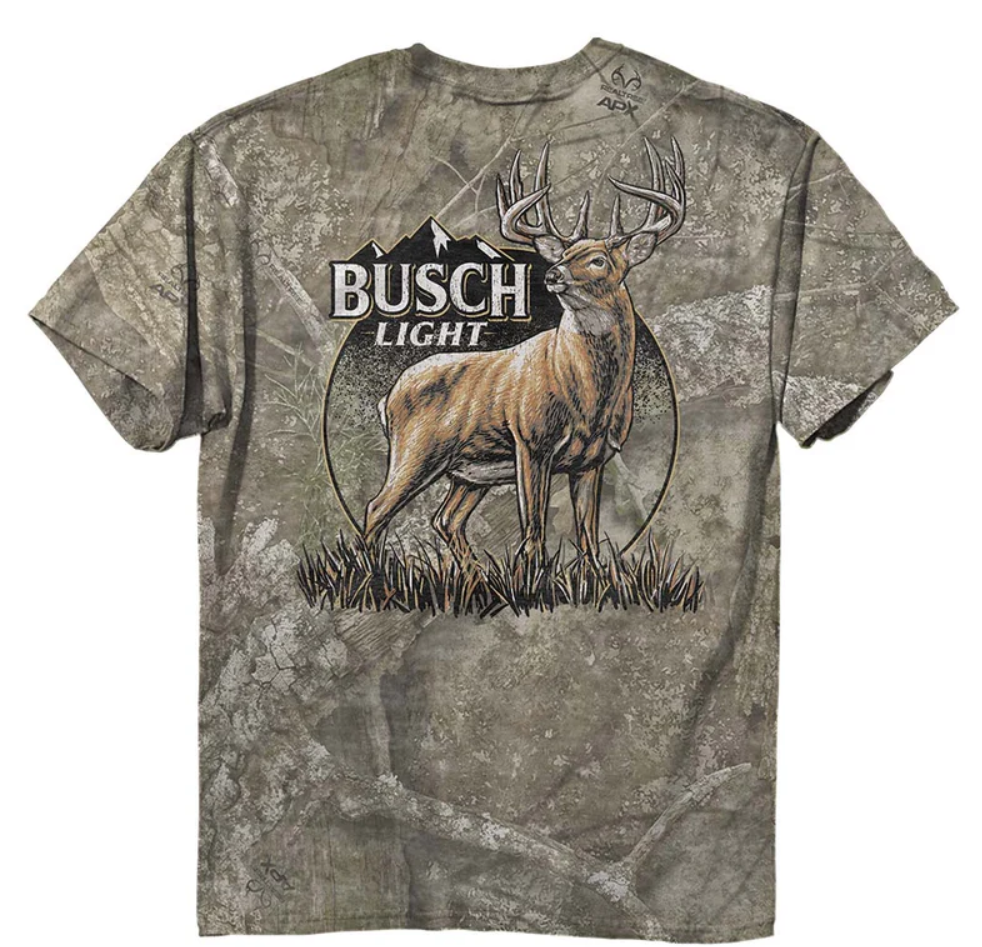 Busch Light - Camo Buck T-Shirt