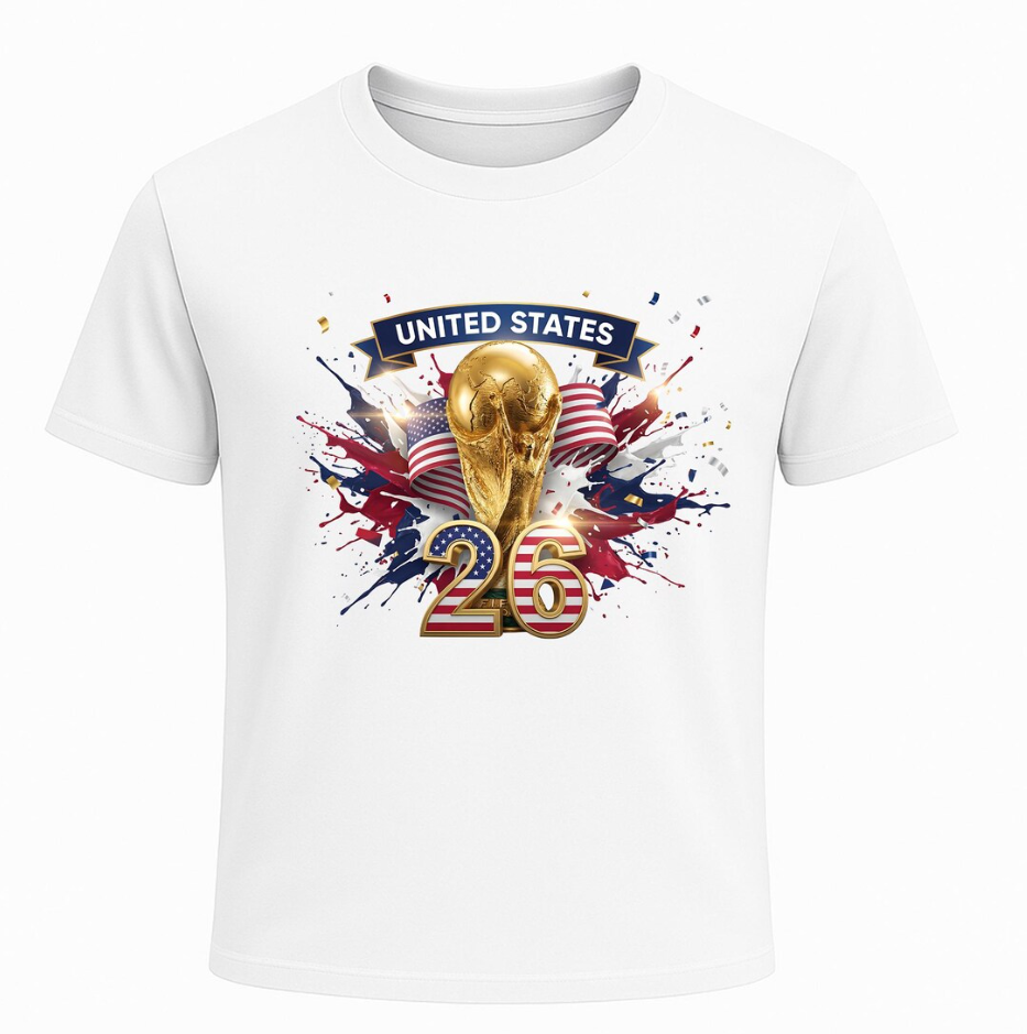 2026 World Cup Soccer Shirts - USA World Cup Shirt - Hoodie - World Cup Shirts - Youth and Adult Shirts USA Canada Mexico 2026 World Cup