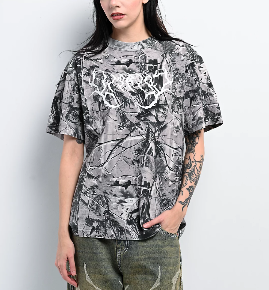 Vitriol Torments Gate Grey Camo T-Shirt