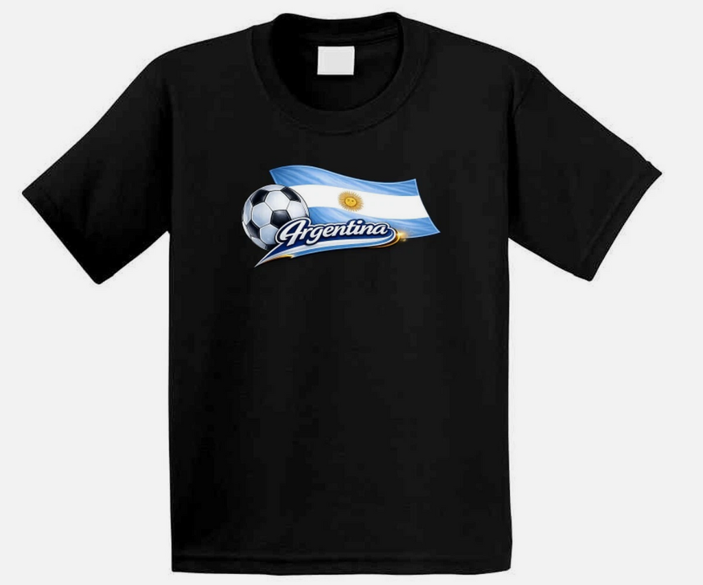 Argentina World Cup Soccer Fan T Shirt
