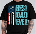 Best Dad Ever Patriotic PNG | American Flag Father’s Day Sublimation Design