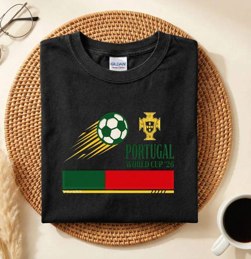 Portugal World Cup 2026 T-Shirt, Portugal Soccer Fan Shirt, Selecao das Quinas Football Tee, Portugal National Team Gift