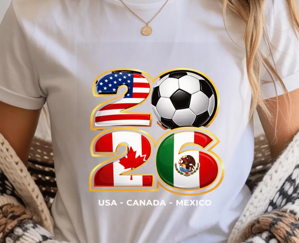 Soccer Fan png Men USA Canada Mexico Graphic Tee Game Day Stadium Party Gift