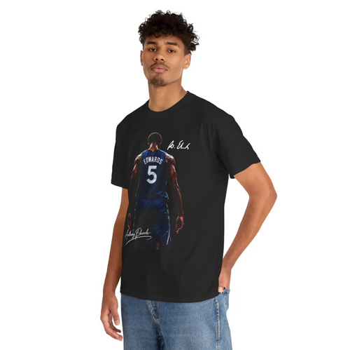 Anthony Edwards Minnesota Shirt Graphic Basketball Tee
