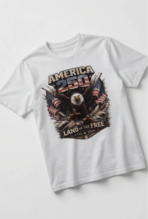 America 250 Years Freedom Shirt 1776-2026 Patriotic USA Flag July 4th Tee