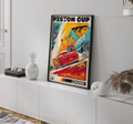 Lightning McQueen Art Canvas Poster Wall Art Home Decor Kids Room Gift
