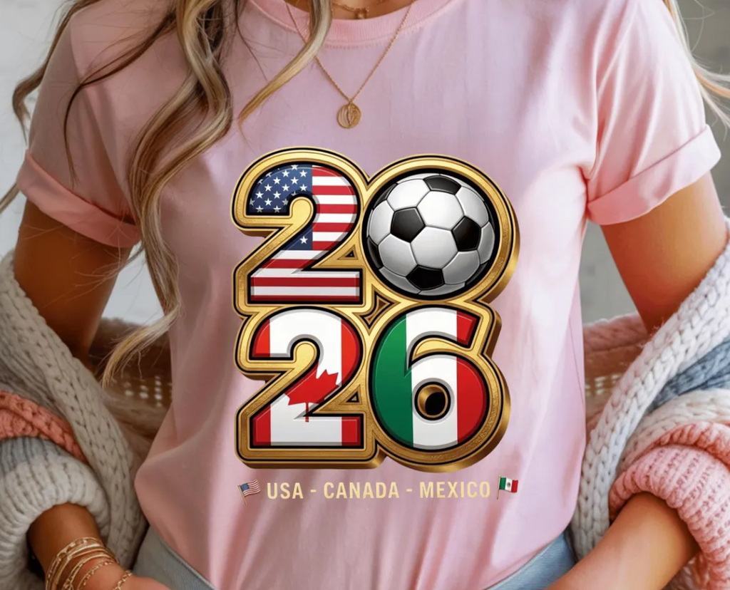 Soccer Fan png Men USA Canada Mexico Graphic Tee Game Day Stadium Party Gift
