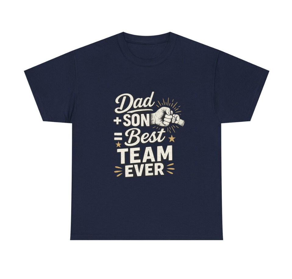 Dad and Sons Top Team T-Shirt – Father Son Matching Family Tee, Father’s Day Gift for Dad