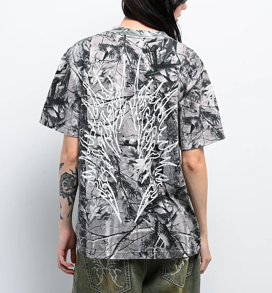 Vitriol Torments Gate Grey Camo T-Shirt