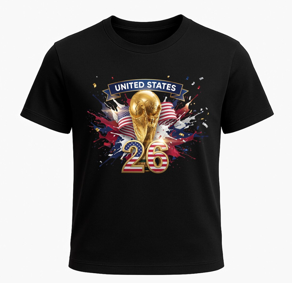 2026 World Cup Soccer Shirts - USA World Cup Shirt - Hoodie - World Cup Shirts - Youth and Adult Shirts USA Canada Mexico 2026 World Cup