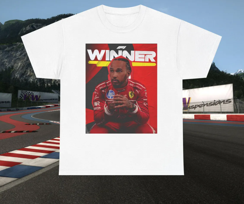 F1 Lewis Hamilton Race Winner - Perfect for Sunday Raceday
