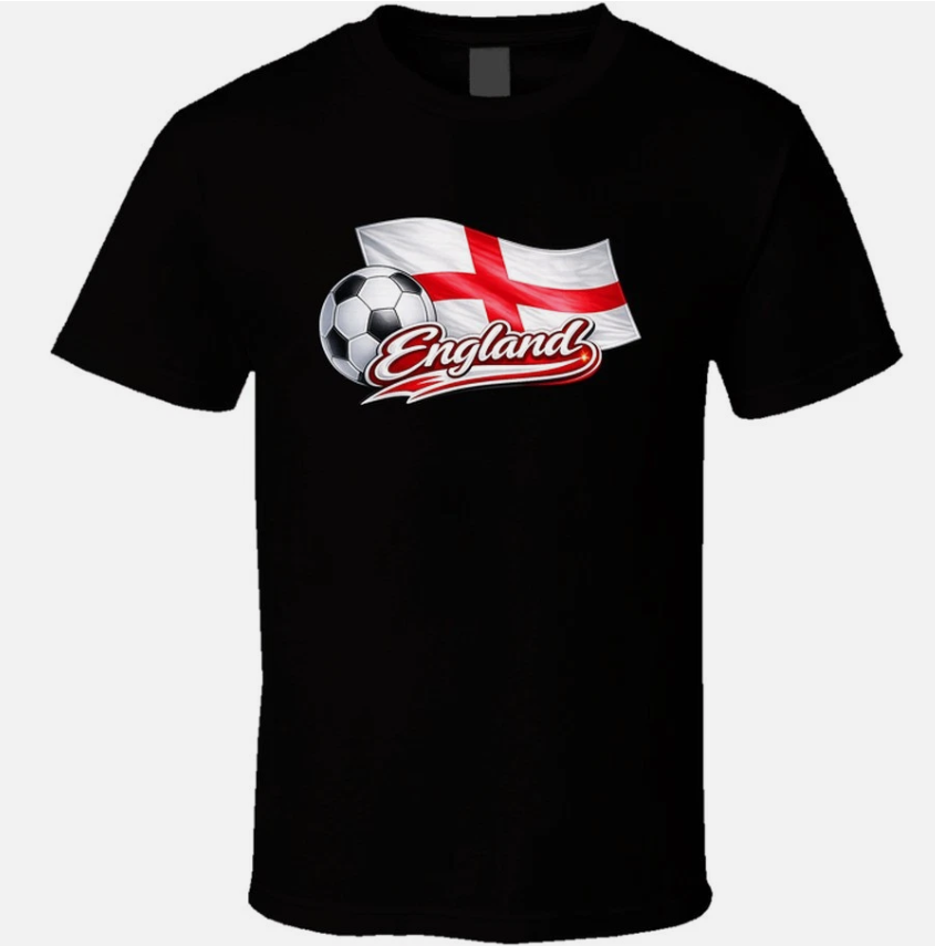 England Soccer Fan T Shirt