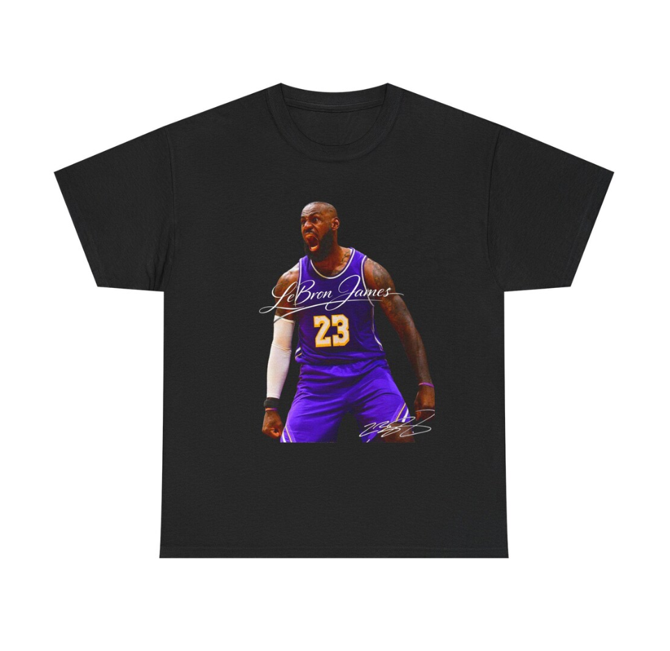 LeBron James Los Angeles T Shirt Basketball Graphic Tee