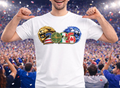 World Football 2026 Lion Graphic T-Shirt, USA Mexico Canada Soccer Tee