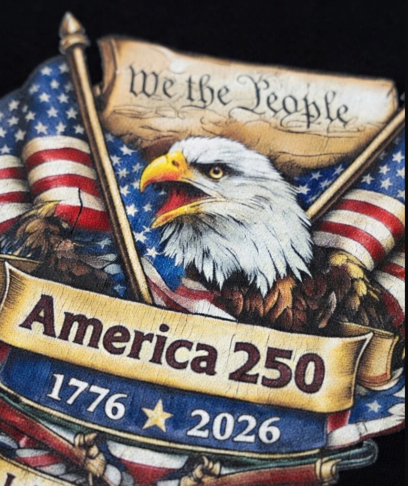 America 250 T-Shirt 1776-2026 Eagle We The People Patriotic 4th of July Tee