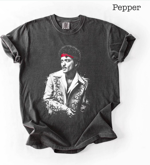 Bruno Mars 2026 Halftime Show Shirt, Vintage Comfort Colors Tee, Retro 90s Bruno Mars Concert T-Shirt, Fan Gift, Unisex Graphic Tee
