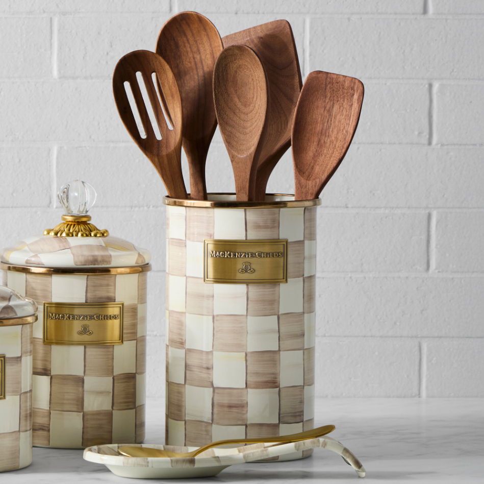 Williams Sonoma Walnut Wood Spoons, Set of 4