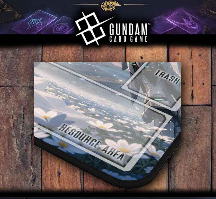 Lacus Clyne Gundam Inspired Playmat – Pink Anime TCG Card Game