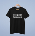 Dad of Girls #outnumbered Mens T-Shirt Father's Day Daughter Girl Dad Shirt