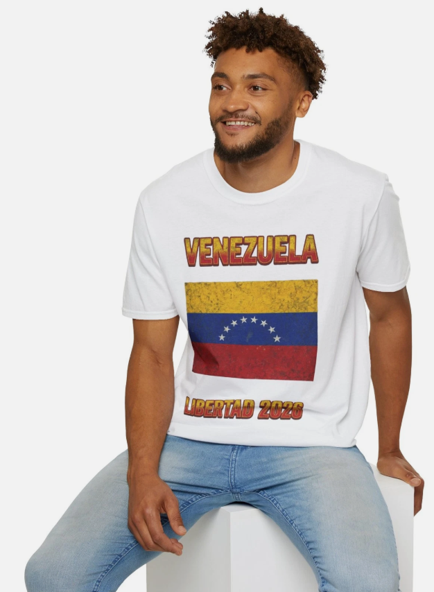 Venezuela Flag Libertad 2026 T-Shirt | Patriotic Venezuelan Tee