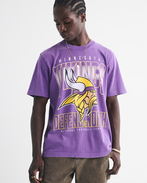 Minnesota Vikings Vintage Inspired Graphic Tee - Vintage NFL Fan Shirt