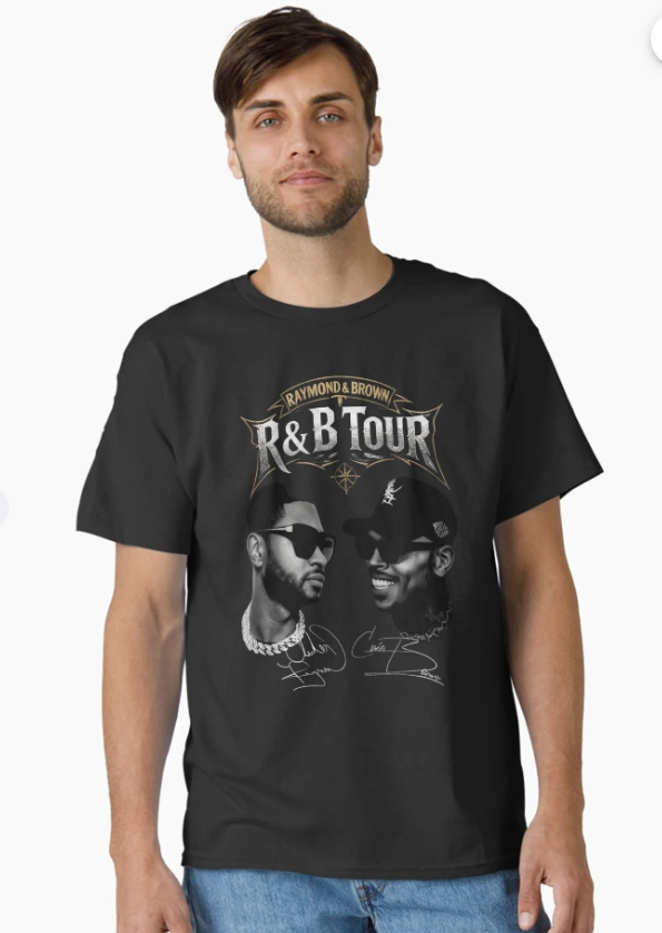 Chris Brown And Usher The RB Tour Raymond And Brown 2026 North America Classic T-Shirt
