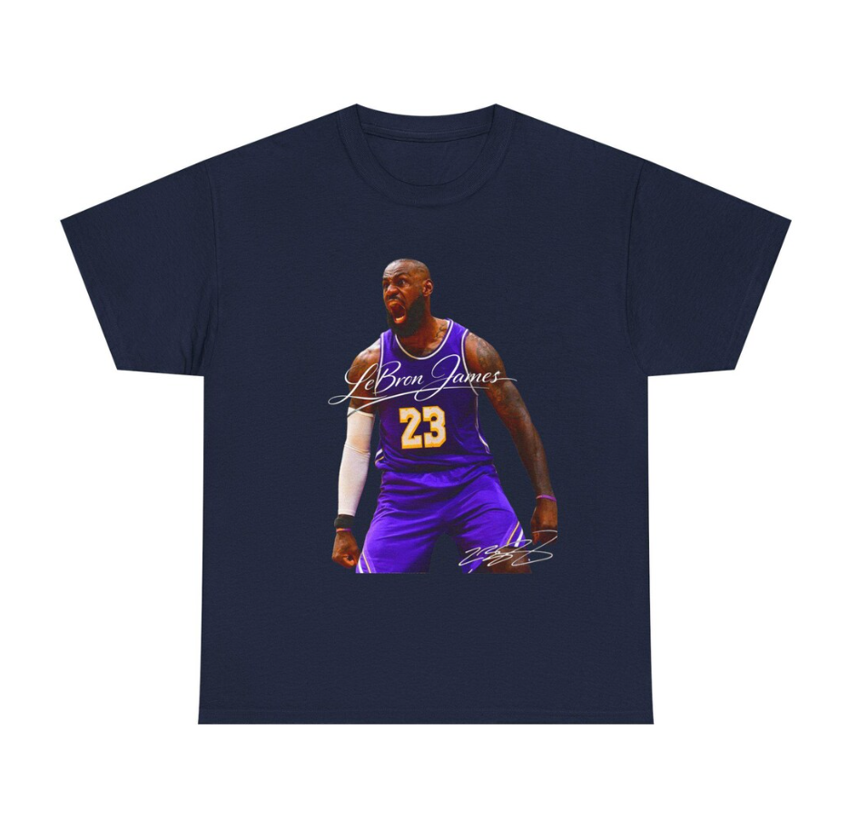 LeBron James Los Angeles T Shirt Basketball Graphic Tee
