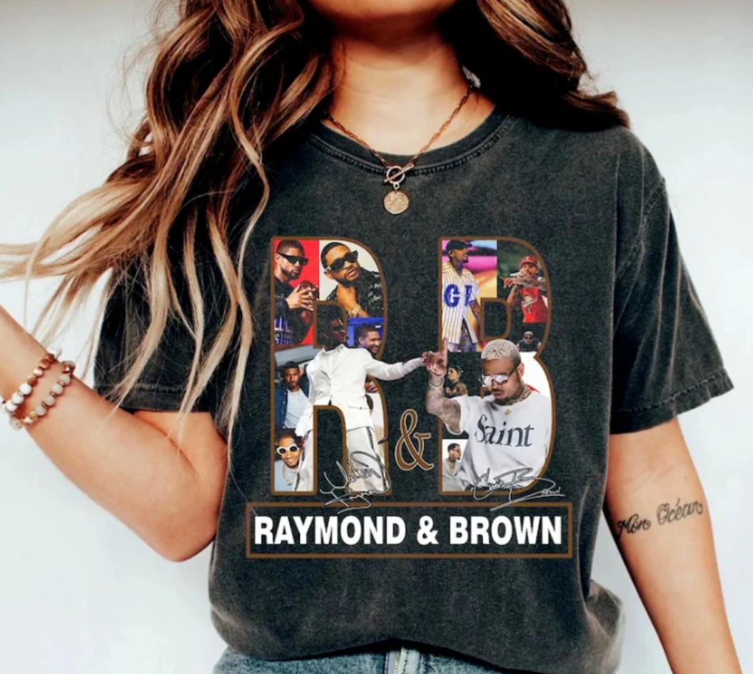 Chris Brown Usher Tour 2026 Shirt, Raymond R&B Concert Graphic Tee