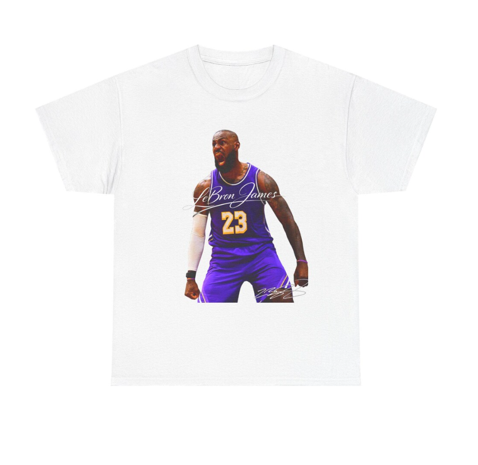 LeBron James Los Angeles T Shirt Basketball Graphic Tee
