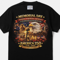 Memorial Day T-Shirt - America 250 Semiquincentennial 1776-2026 | Remember