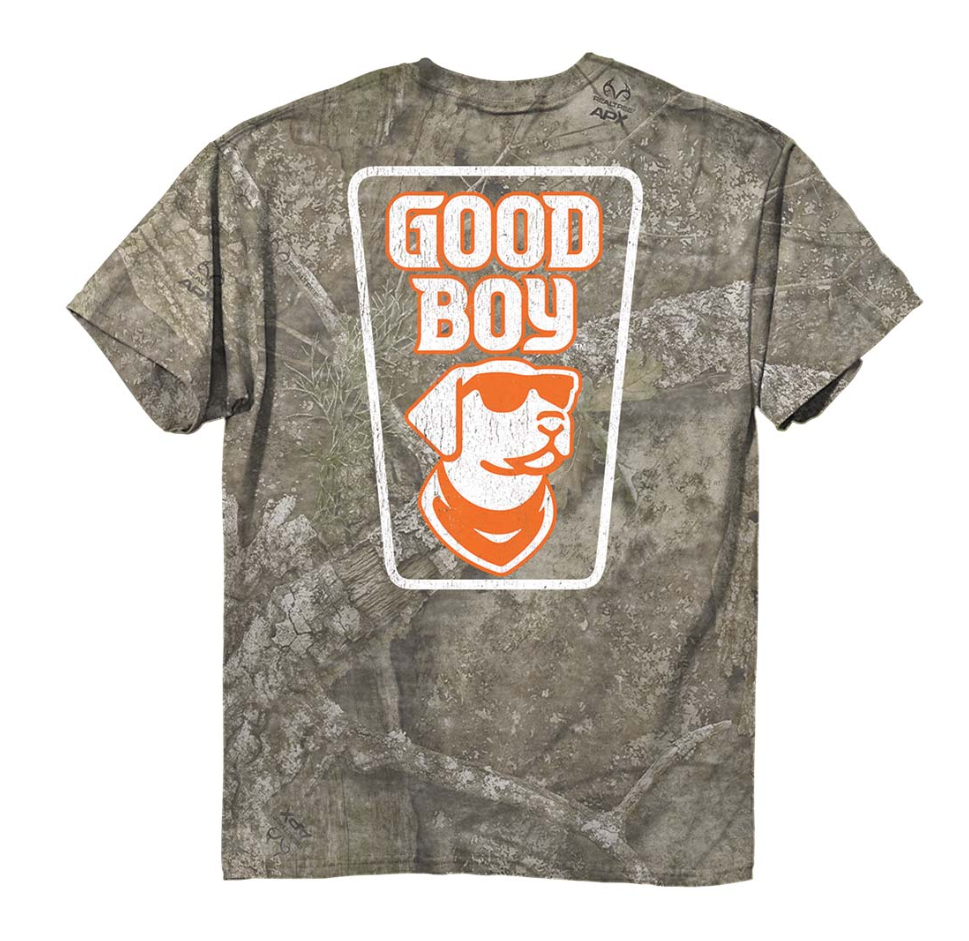 Good Boy - Camo Logo T-Shirt
