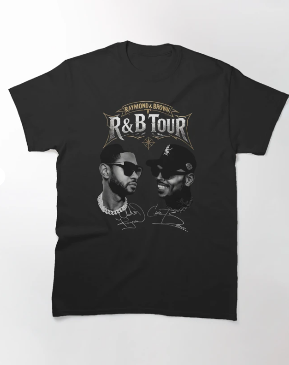 Chris Brown And Usher The RB Tour Raymond And Brown 2026 North America Classic T-Shirt