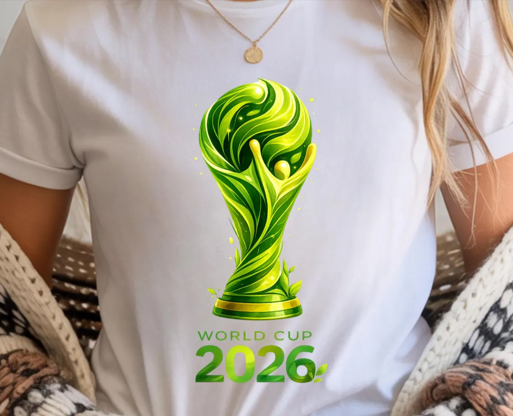 World Cup 2026 PNG Design, Colorful Soccer Graphic Tee Print , Football ,Fan Art Sublimation